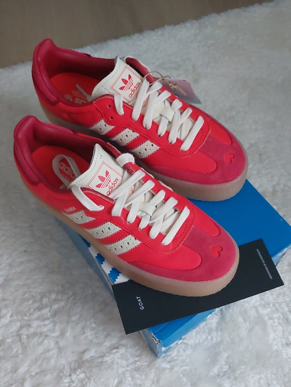 Adidas Special Edition Red Heart Sambas